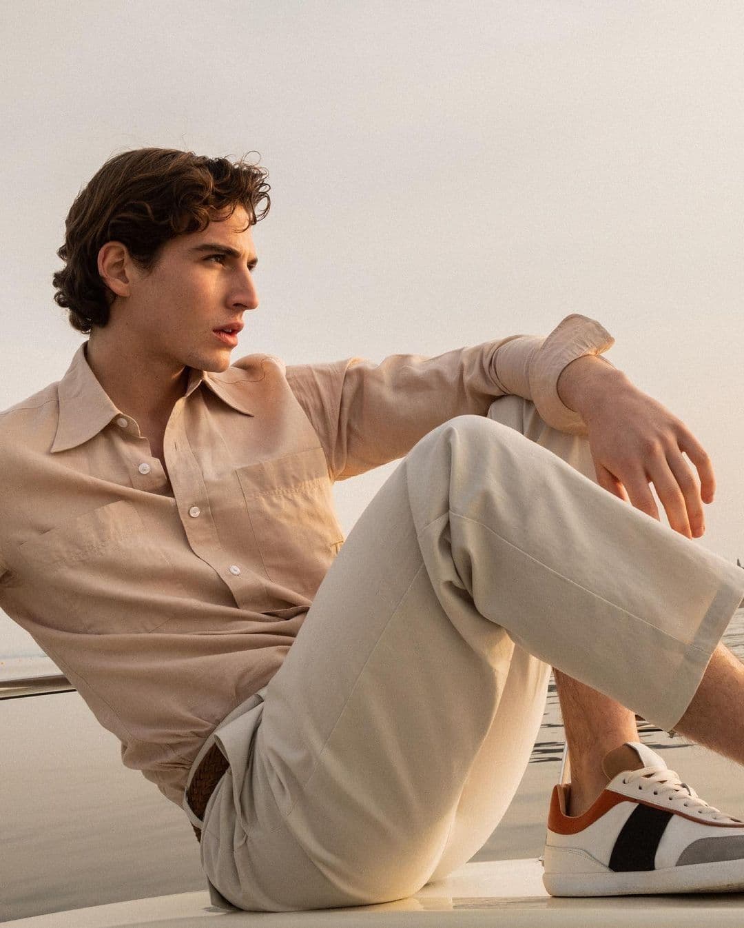 Man wearing KINDRA shoes