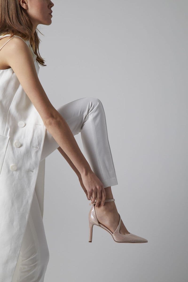 Woman wearing KINDRA shoes